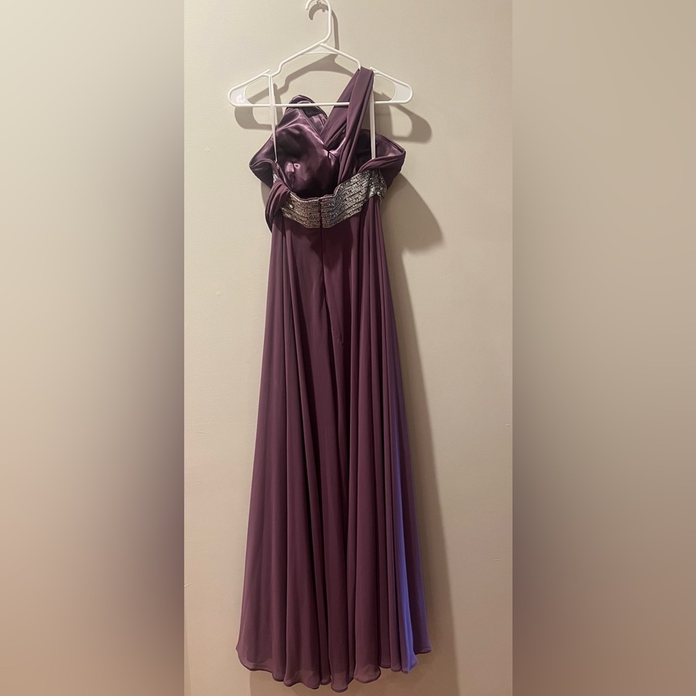 Boubou One-Shoulder Lavender Formal Dress - Picture 3 of 6